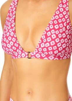 Women's Shibori Geo Ring Plunge Triangle Bikini Swim Top(Womens Shibori Geo Ring Plunge Triangle Bikini Swim Top 1) 9 Women's Shibori Geo Ring Plunge Triangle Bikini Swim Top(Womens Shibori Geo Ring Plunge Triangle Bikini Swim Top 1) -ANNE COLE Shop 25MB37275 PKGL 1401