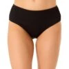 Women's Live In Color Textured Midrise Swim Bottom(Womens Live In Color Textured Midrise Swim Bottom) 2 Women's Live In Color Textured Midrise Swim Bottom(Womens Live In Color Textured Midrise Swim Bottom) -ANNE COLE Shop 25MB39201 BLK 438 FRONT