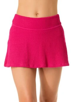 Women's Live In Color Textured Skirted Swim Bottom(Womens Live In Color Textured Skirted Swim Bottom 2)