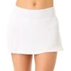 Women's Live In Color Textured Skirted Swim Bottom(Womens Live In Color Textured Skirted Swim Bottom 4) -ANNE COLE Shop 25MB39301 WHITE 526 FRONT