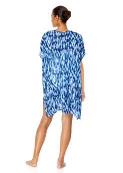 Women's Tie Dye Ikat Easy Tunic Swimsuit Cover Up(Womens Tie Dye Ikat Easy Tunic Swimsuit Cover Up) 13 Women's Tie Dye Ikat Easy Tunic Swimsuit Cover Up(Womens Tie Dye Ikat Easy Tunic Swimsuit Cover Up) -ANNE COLE Shop 25MC54168 BLPR 166