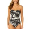 Women's Palm Chic Twist Front Shirred One Piece Swimsuit(Womens Palm Chic Twist Front Shirred One Piece Swimsuit) -ANNE COLE Shop 25MO00545 BKWH 1260 eaaca386 1491 4f20 8f1b 9b1e38834fc3