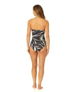 Women's Palm Chic Twist Front Shirred One Piece Swimsuit(Womens Palm Chic Twist Front Shirred One Piece Swimsuit) 15 Women's Palm Chic Twist Front Shirred One Piece Swimsuit(Womens Palm Chic Twist Front Shirred One Piece Swimsuit) -ANNE COLE Shop 25MO00545 BKWH 1274 db2e0a0f 302b 4fc2 bb6a 0d4ff7968aa4