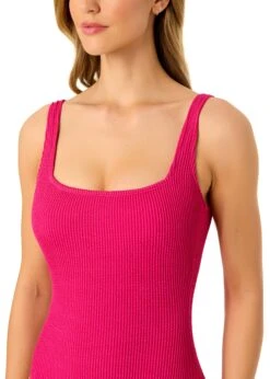 Women's Live In Color Textured Classic Square Neck One Piece Swimsuit(Womens Live In Color Textured Classic Square Neck One Piece Swimsuit 2) 12 Women's Live In Color Textured Classic Square Neck One Piece Swimsuit(Womens Live In Color Textured Classic Square Neck One Piece Swimsuit 2) -ANNE COLE Shop 25MO10001 FANPK 034