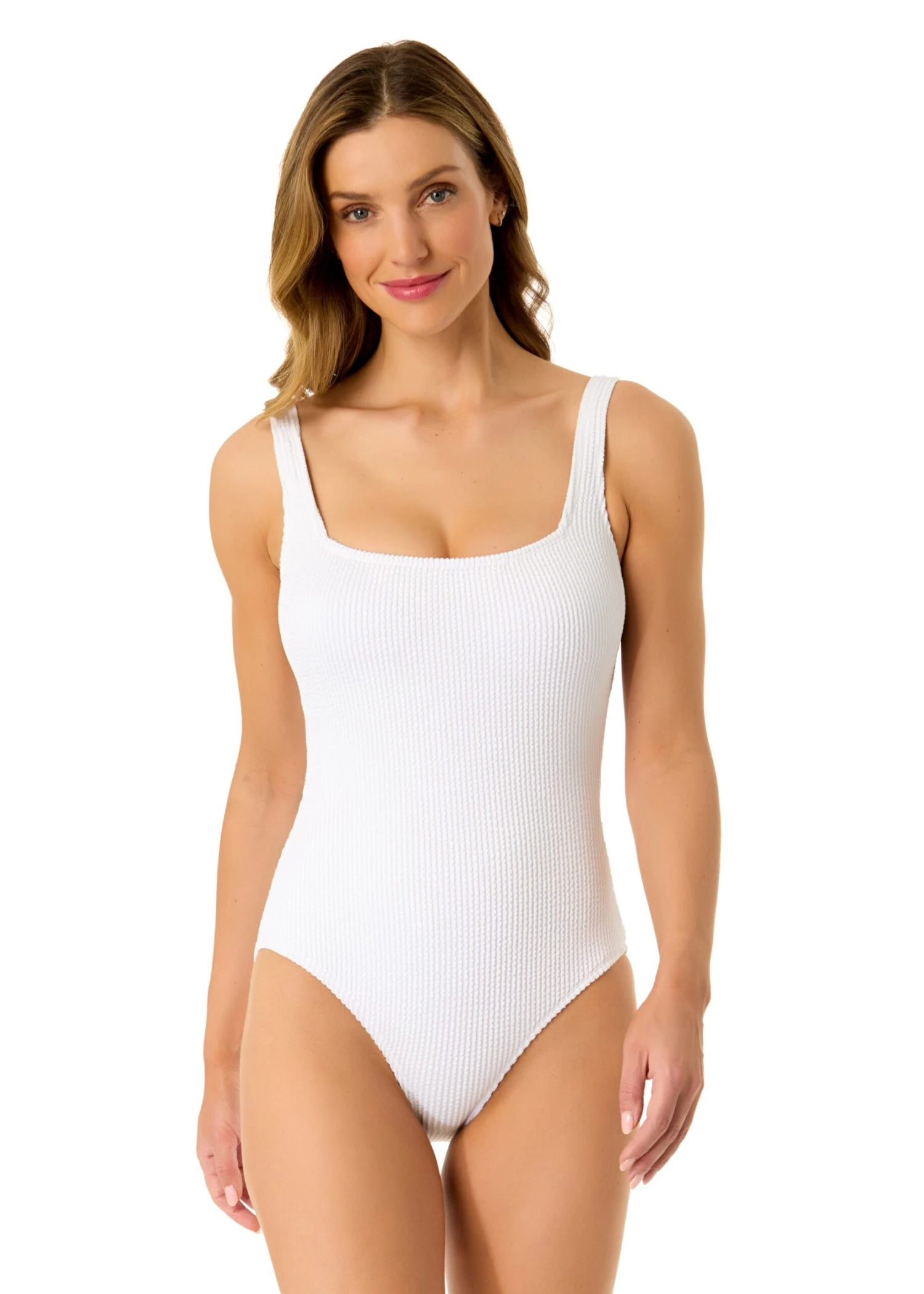 Women's Live In Color Textured Classic Square Neck One Piece Swimsuit(Womens Live In Color Textured Classic Square Neck One Piece Swimsuit 4) 3 Women's Live In Color Textured Classic Square Neck One Piece Swimsuit(Womens Live In Color Textured Classic Square Neck One Piece Swimsuit 4)