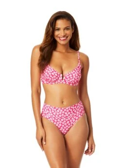 Women's Shibori Geo V Wire Underwire Bikini Swim Top(Womens Shibori Geo V Wire Underwire Bikini Swim Top 1)