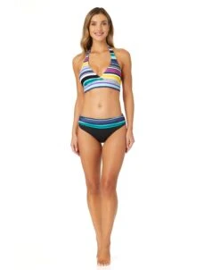 Women's Barcode Stripe Halter Bikini Top(Womens Barcode Stripe Halter Bikini Top) 16 Women's Barcode Stripe Halter Bikini Top(Womens Barcode Stripe Halter Bikini Top) -ANNE COLE Shop 25MT122101 MULT 25MB302101 MULT 695 6b0ceb03 b46d 4726 8b0a 1fcd71d00e61