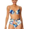 Women's Riviera Floral Shirred Underwire Bikini Swim Top(Womens Riviera Floral Shirred Underwire Bikini Swim Top) 2 Women's Riviera Floral Shirred Underwire Bikini Swim Top(Womens Riviera Floral Shirred Underwire Bikini Swim Top) -ANNE COLE Shop 25MT14515 MULT 25MB38815 MULT 303 FRONT