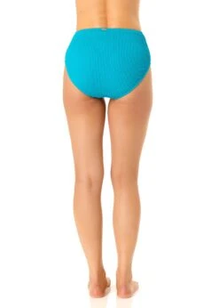 Women's Live In Color Textured High Waist Swim Bottom(Womens Live In Color Textured High Waist Swim Bottom 1) -ANNE COLE Shop 25MT15001 FWTRQ 25MB39101 FWTRQ 292