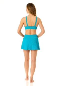 Women's Live In Color Textured Shirred Soft Band Bralette Bikini Swim Top(Womens Live In Color Textured Shirred Soft Band Bralette Bikini Swim Top 3) -ANNE COLE Shop 25MT15001 FWTRQ 25MB39301 FWTRQ 2151