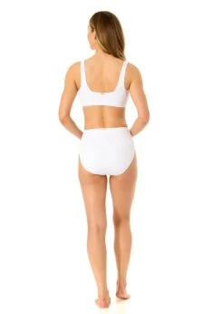 Women's Live In Color Textured Classic Square Neck Bralette Bikini Swim Top(Womens Live In Color Textured Classic Square Neck Bralette Bikini Swim Top 2) -ANNE COLE Shop 25MT15101 WHITE 25MB39101 WHITE 565