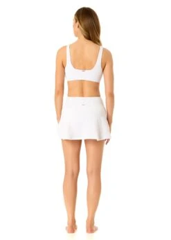 Women's Live In Color Textured Classic Square Neck Bralette Bikini Swim Top(Womens Live In Color Textured Classic Square Neck Bralette Bikini Swim Top 2) -ANNE COLE Shop 25MT15101 WHITE 25MB39301 WHITE 512