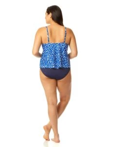 Women's Denim Dot Easy Triangle Tankini Swim Top(Womens Denim Dot Easy Triangle Tankini Swim Top) -ANNE COLE Shop 25MT22412 DEPR MYMB36001 NAVY 665 bc91cd7a 1fc8 4789 bdb4 836239c25c8c
