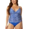 Women's Denim Dot Wrap Tie Tankini Swim Top(Womens Denim Dot Wrap Tie Tankini Swim Top) -ANNE COLE Shop 25MT26712 DEPR MYMB36001 AZUR 703 1e5186ff 20f3 48fc b232 f7e16bd699b0