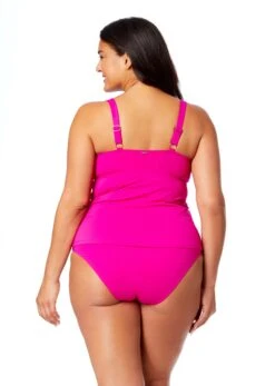 Women's Plus Live In Color Twist Front Underwire Tankini Swim Top(Womens Plus Live In Color Twist Front Underwire Tankini Swim Top 1) -ANNE COLE Shop 25PT23301 HBCU MYPB36001 HBCU 435 7de3f91a 0770 49c2 9339 b12d5031ce16