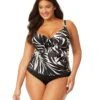 Women's Plus Palm Chic Drape Front Underwire Swim Top(Womens Plus Palm Chic Drape Front Underwire Swim Top) 2 Women's Plus Palm Chic Drape Front Underwire Swim Top(Womens Plus Palm Chic Drape Front Underwire Swim Top) -ANNE COLE Shop 25PT26545 BKWH MYPB36001 BLK 935