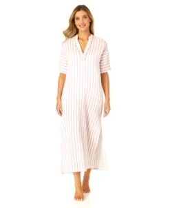 Women's Maxi Dress With Side Slits And Shell Details Cover Up(Womens Maxi Dress With Side Slits And Shell Details Cover Up)