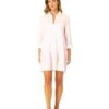 Women's Button Front Long Sleeve Tiered Dress Cover Up(Womens Button Front Long Sleeve Tiered Dress Cover Up 1) 1 Women's Button Front Long Sleeve Tiered Dress Cover Up(Womens Button Front Long Sleeve Tiered Dress Cover Up 1) -ANNE COLE Shop CU15865 ISLANDSTRIPEPINK 1582