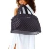 Women's Quilted Duffle Bag(Womens Quilted Duffle Bag) -ANNE COLE Shop DU1519AC 376