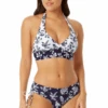 Anne Cole - Women's Halter Bikini Top(Anne Cole Womens Halter Bikini Top 7) 1 Anne Cole - Women's Halter Bikini Top(Anne Cole Womens Halter Bikini Top 7) -ANNE COLE Shop F23MT12299 NAVWH F23MB30099 NAVWH 1192 2