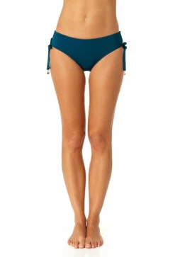Women's Live In Color Side Tie Swim Bottom(Anne Cole Side Tie Swim Bottom 2) 36 Women's Live In Color Side Tie Swim Bottom(Anne Cole Side Tie Swim Bottom 2) -ANNE COLE Shop MYMB30001 DSBL 1380