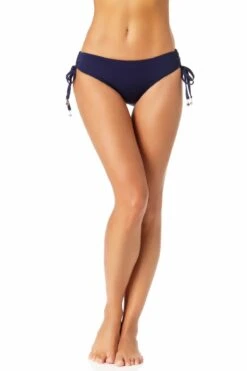 Women's Live In Color Side Tie Swim Bottom(Anne Cole Side Tie Swim Bottom 2) 32 Women's Live In Color Side Tie Swim Bottom(Anne Cole Side Tie Swim Bottom 2) -ANNE COLE Shop MYMB30001 NAVY 3363 ccexpress