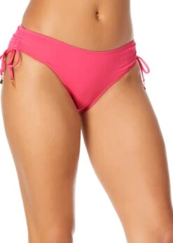 Women's Live In Color Side Tie Swim Bottom(Womens Live In Color Side Tie Swim Bottom 8) -ANNE COLE Shop MYMB30001 PKGL 2567 FRONT