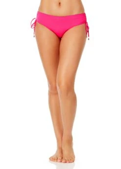 Women's Live In Color Side Tie Swim Bottom(Womens Live In Color Side Tie Swim Bottom 6) -ANNE COLE Shop MYMB30001 PPCH 582