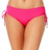 Women's Live In Color Side Tie Swim Bottom(Womens Live In Color Side Tie Swim Bottom 6) -ANNE COLE Shop MYMB30001 PPCH 582 FRONT