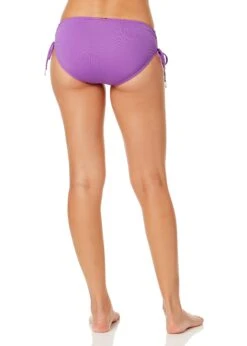 Women's Live In Color Side Tie Swim Bottom(Womens Live In Color Side Tie Swim Bottom 7) -ANNE COLE Shop MYMB30001 PUHR 1302