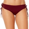 Women's Live In Color Side Tie Swim Bottom(Womens Live In Color Side Tie Swim Bottom 5) 2 Women's Live In Color Side Tie Swim Bottom(Womens Live In Color Side Tie Swim Bottom 5) -ANNE COLE Shop MYMB30001 WINE 1005 4