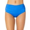 Women's Live In Color Convertible High Waist Shirred Swim Bottom(Womens Live In Color Convertible High Waist Shirred Swim Bottom 22) 1 Women's Live In Color Convertible High Waist Shirred Swim Bottom(Womens Live In Color Convertible High Waist Shirred Swim Bottom 22) -ANNE COLE Shop MYMB36001 ABLU 735
