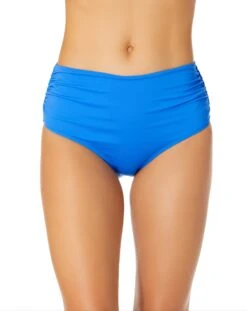 Women's Live In Color Convertible High Waist Shirred Swim Bottom(Womens Live In Color Convertible High Waist Shirred Swim Bottom 22)