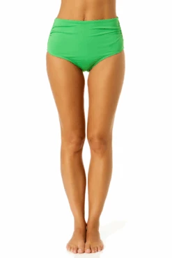 Women's Live In Color Convertible High Waist Shirred Swim Bottom(Womens Live In Color Convertible High Waist Shirred Swim Bottom 6) 11 Women's Live In Color Convertible High Waist Shirred Swim Bottom(Womens Live In Color Convertible High Waist Shirred Swim Bottom 6) -ANNE COLE Shop MYMB36001 APP 748 2