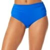 Women's Live In Color Convertible High Waist Shirred Swim Bottom(Womens Live In Color Convertible High Waist Shirred Swim Bottom 21) 1 Women's Live In Color Convertible High Waist Shirred Swim Bottom(Womens Live In Color Convertible High Waist Shirred Swim Bottom 21) -ANNE COLE Shop MYMB36001 AZUR 411
