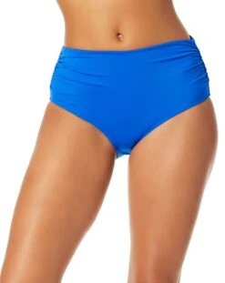 Women's Live In Color Convertible High Waist Shirred Swim Bottom(Womens Live In Color Convertible High Waist Shirred Swim Bottom 21)