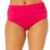Women's Live In Color Convertible High Waist Shirred Swim Bottom(Womens Live In Color Convertible High Waist Shirred Swim Bottom 7) -ANNE COLE Shop MYMB36001 MAGE 1718 6