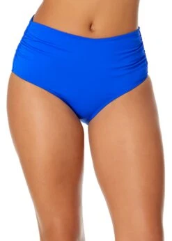 Women's Live In Color Convertible High Waist Shirred Swim Bottom(Womens Live In Color Convertible High Waist Shirred Swim Bottom 14)