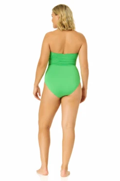 Women's Live In Color Twist Front Shirred One Piece Swimsuit(Womens Live In Color Twist Front Shirred One Piece Swimsuit 7) -ANNE COLE Shop MYMO00501 APP 790 6