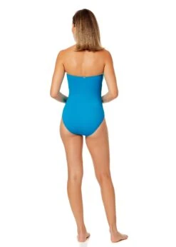 Women's Live In Color Twist Front Shirred One Piece Swimsuit(Womens Live In Color Twist Front Shirred One Piece Swimsuit 8) -ANNE COLE Shop MYMO00501 CRLN 1052