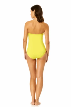 Women's Live In Color Twist Front Shirred One Piece Swimsuit(Womens Live In Color Twist Front Shirred One Piece Swimsuit 6) -ANNE COLE Shop MYMO00501 CTRN 1613 6
