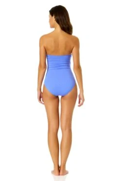 Women's Live In Color Twist Front Shirred One Piece Swimsuit(Womens Live In Color Twist Front Shirred One Piece Swimsuit 3) -ANNE COLE Shop MYMO00501 PERI 871