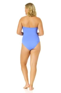 Women's Live In Color Twist Front Shirred One Piece Swimsuit(Womens Live In Color Twist Front Shirred One Piece Swimsuit 3) -ANNE COLE Shop MYMO00501 PERI L10 2845