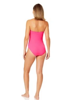 Women's Live In Color Twist Front Shirred One Piece Swimsuit(Womens Live In Color Twist Front Shirred One Piece Swimsuit 9) -ANNE COLE Shop MYMO00501 PPCH 636