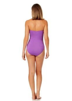 Women's Live In Color Twist Front Shirred One Piece Swimsuit(Womens Live In Color Twist Front Shirred One Piece Swimsuit 10) -ANNE COLE Shop MYMO00501 PUHR 1237