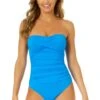 Women's Live In Color Twist Front Shirred One Piece Swimsuit(Womens Live In Color Twist Front Shirred One Piece Swimsuit 1) -ANNE COLE Shop MYMO00501 SESA 1411 1