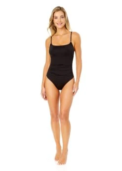 Women's Live In Color Shirred Lingerie Maillot One Piece(Anne Cole Shirred Lingerie Maillot One Piece 1) 22 Women's Live In Color Shirred Lingerie Maillot One Piece(Anne Cole Shirred Lingerie Maillot One Piece 1) -ANNE COLE Shop MYMO05701 BLK NoireBlack 236