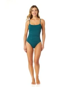 Women's Live In Color Shirred Lingerie Maillot One Piece(Womens Live In Color Shirred Lingerie Maillot One Piece 6) -ANNE COLE Shop MYMO05701 HUNTR 162