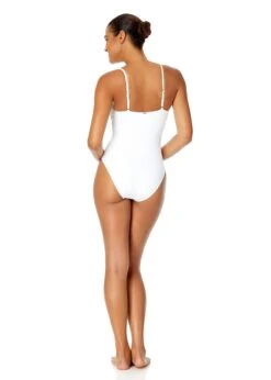 Women's Live In Color Shirred Lingerie Maillot One Piece(Anne Cole Shirred Lingerie Maillot One Piece 1) 19 Women's Live In Color Shirred Lingerie Maillot One Piece(Anne Cole Shirred Lingerie Maillot One Piece 1) -ANNE COLE Shop MYMO05701 WHT White 857