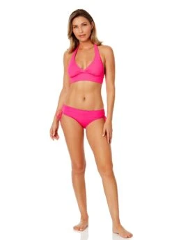 Women's Live In Color Halter Bikini Top(Womens Live In Color Halter Bikini Top 2) -ANNE COLE Shop MYMT10001 PPCH MYMB30001 PPCH 1009